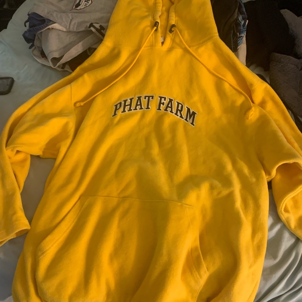 Phat Farm Yellow Pullover Sweater